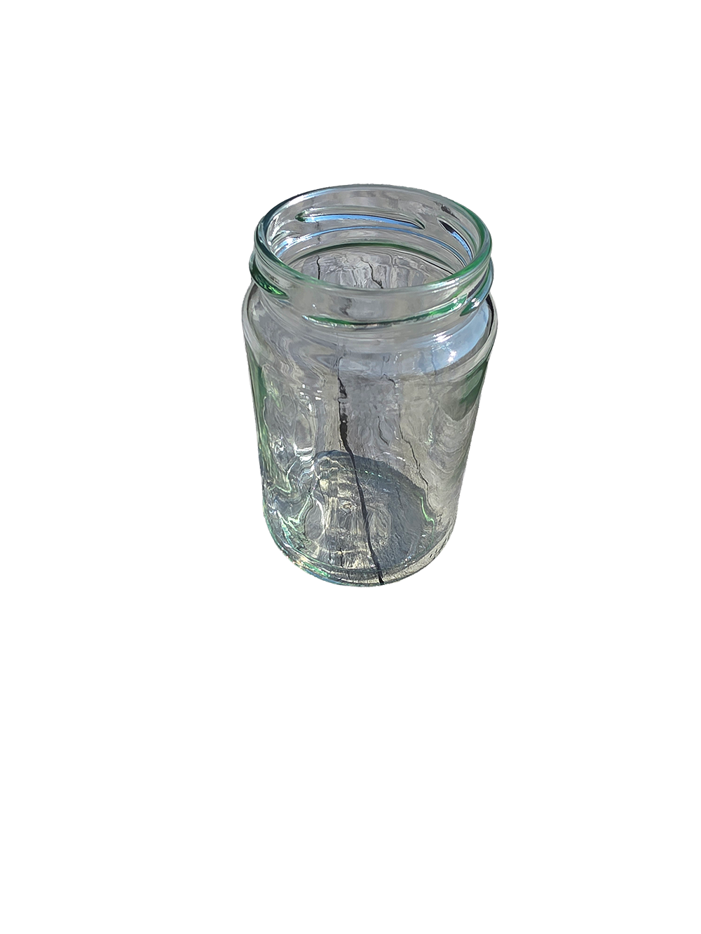 Glass scent jar