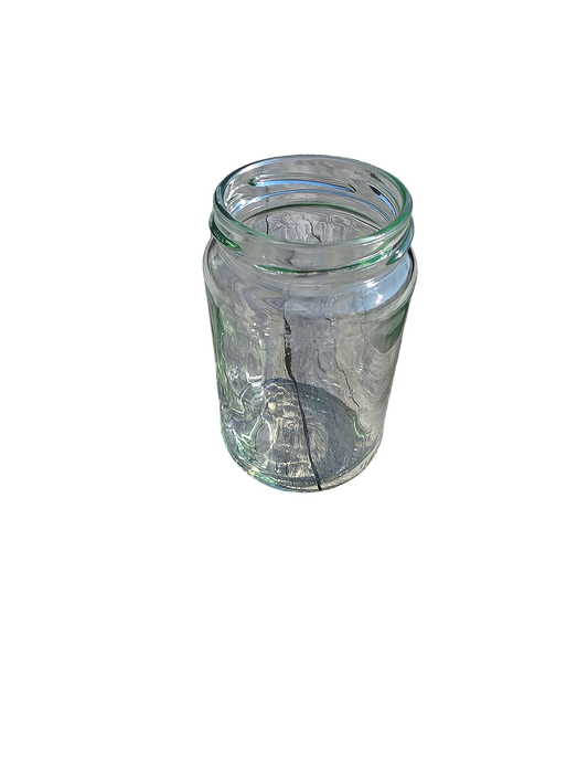 Glass scent jar