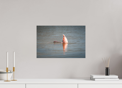 45 x 30 cm, Fotoprint op alu-Dibond Ondersteboven